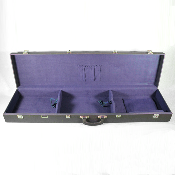 Longcase | black with blue felt
