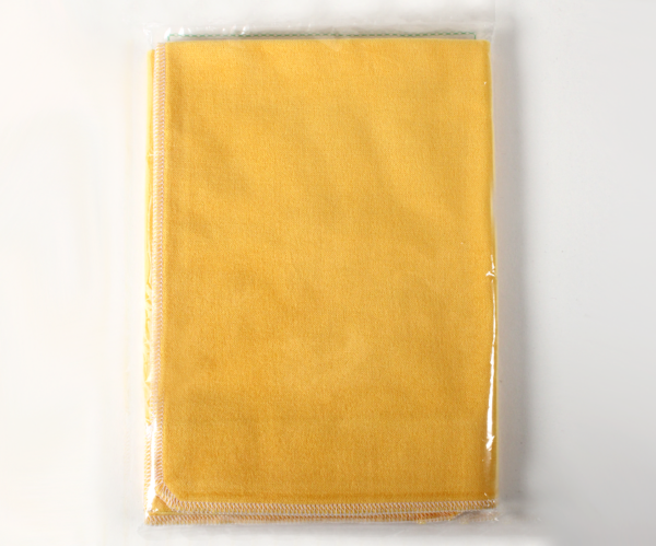 Tsuyafukin | Shamisen cleaning cloth - yellow