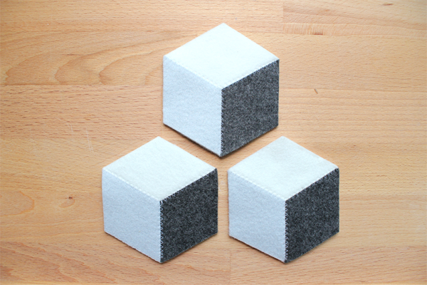 Coaster set grey