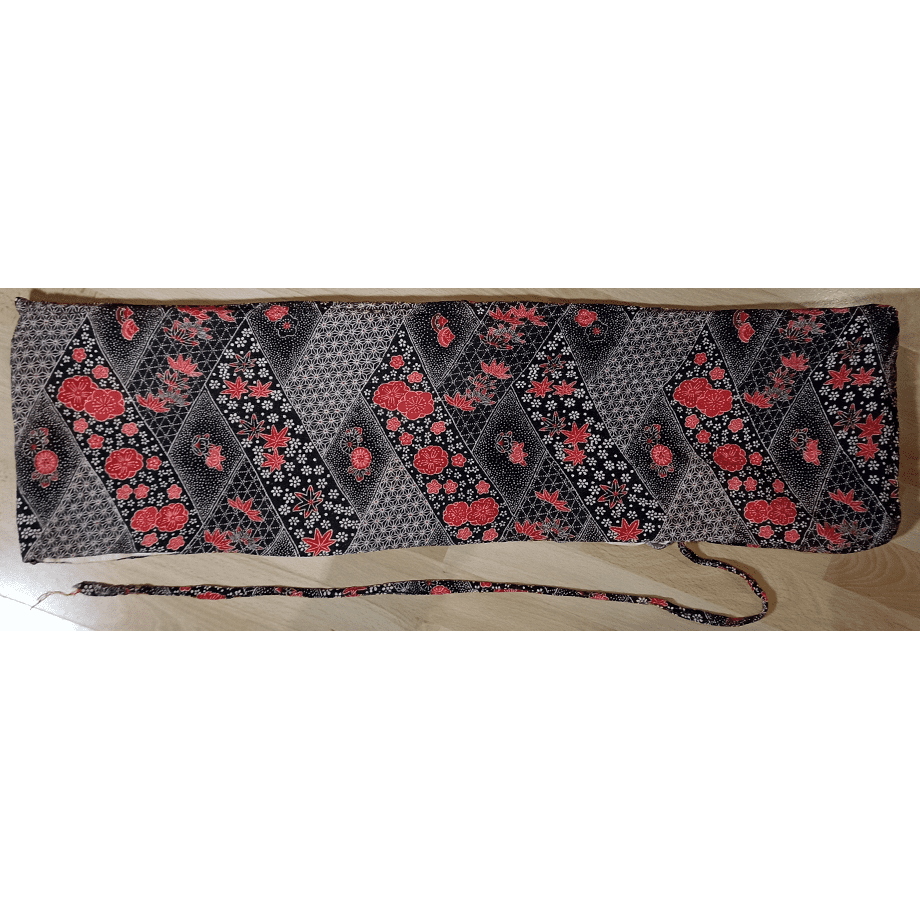 Short Nagabukuro | blue with flowers - Image 4