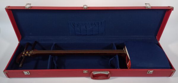 Longcase | red with blue felt - Image 2