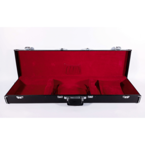 Longcase | black with red velvet