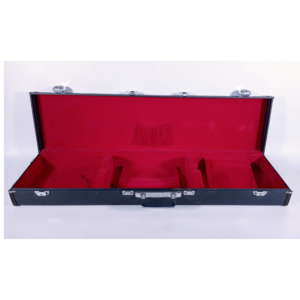 Longcase | mottled blue with red velvet