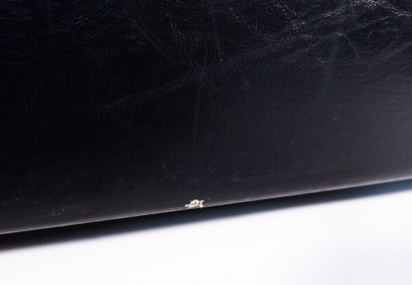 Koffer | schwarzes Leder mit rotem Luxus-Samt – Bild 8
