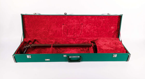 Longcase | green with luxurious red velvet - Image 2