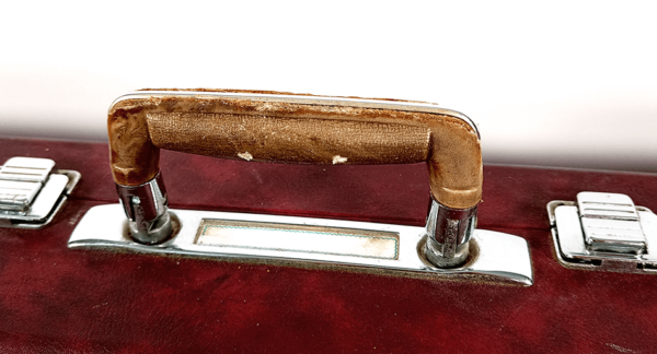 Longcase | mottled red with red velvet - Image 10
