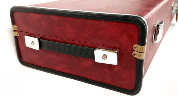 Longcase | mottled red with red velvet - Image 7