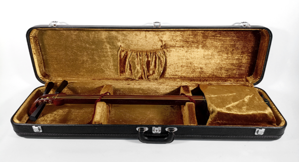 Tsugaru Longcase | black with green-golden velvet - Image 2