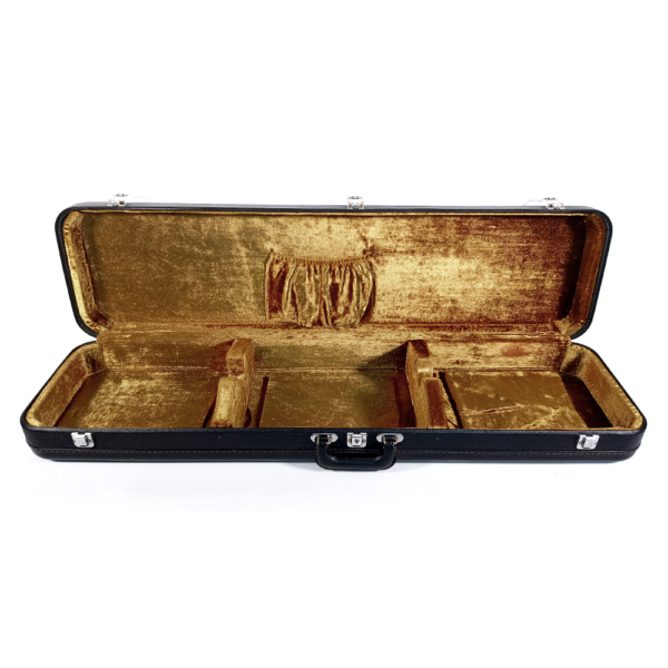 Tsugaru Longcase | black with green-golden velvet