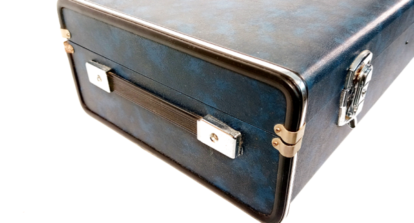 Tsugaru Longcase | mottled blue blue with red velvet - Image 6