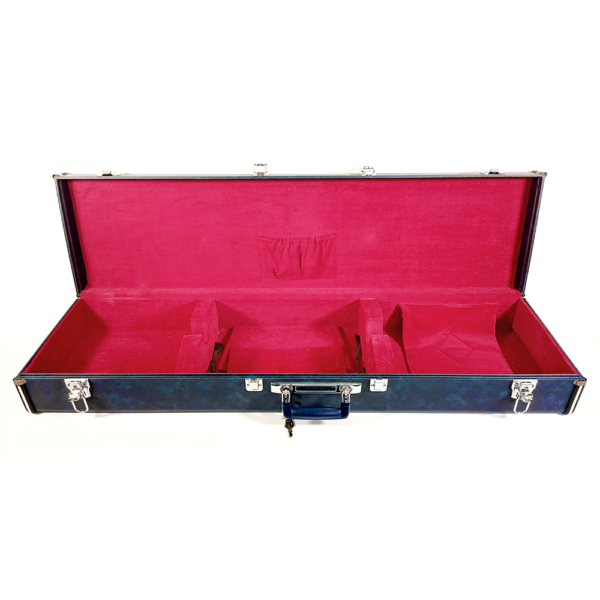 Tsugaru Longcase | mottled blue blue with red velvet