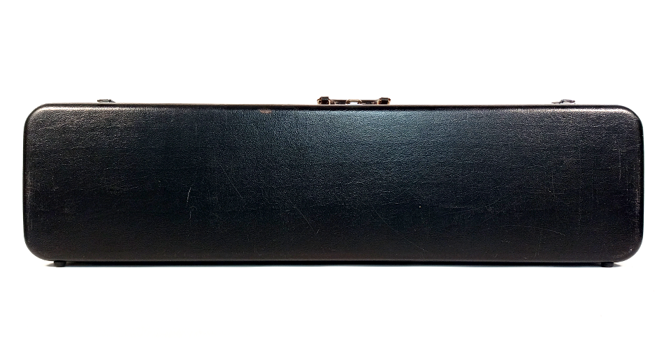 Tsugaru Longcase | Schwarz mit grün-goldenem Samt – Bild 4