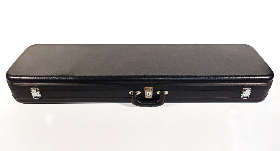 Tsugaru Longcase | Schwarz mit grün-goldenem Samt – Bild 3