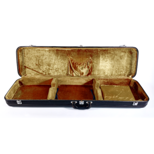 Tsugaru Longcase | Schwarz mit grün-goldenem Samt