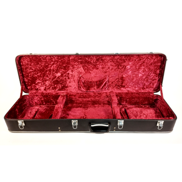 Tsugaru Longcase | black with red velvet