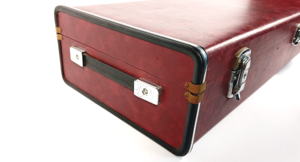 Tsugaru Longcase | mottled red with red velvet - Image 6