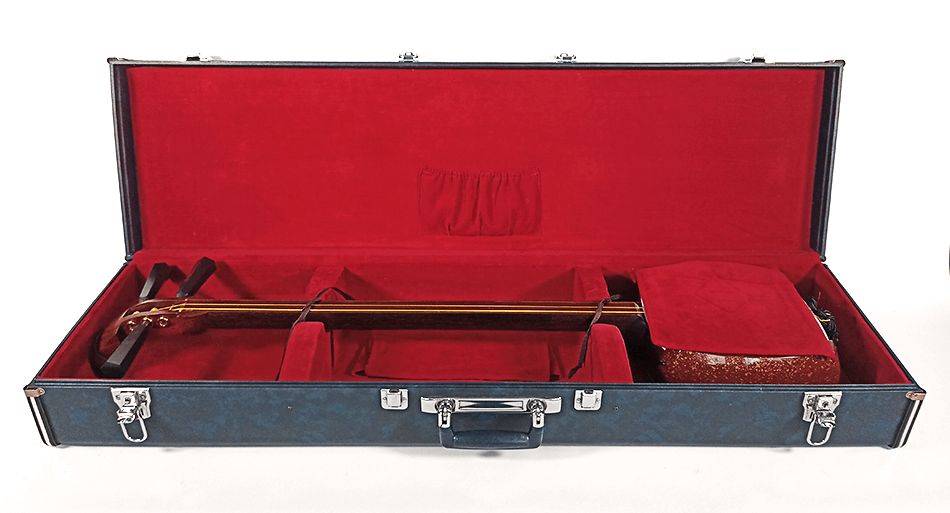 Tsugaru Longcase | mottled blue blue with red velvet - Image 2