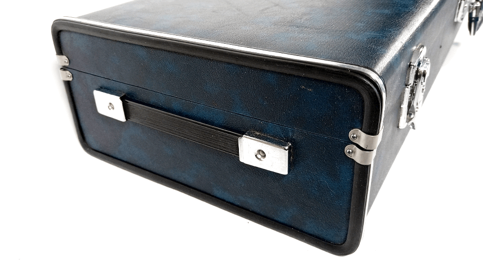 Tsugaru Longcase | mottled blue blue with red velvet - Image 6