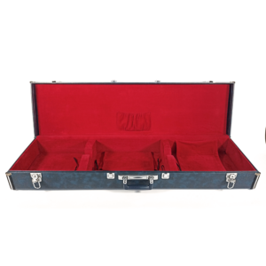 Tsugaru Longcase | mottled blue blue with red velvet