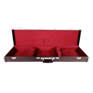 Longcase | brown with red velvet