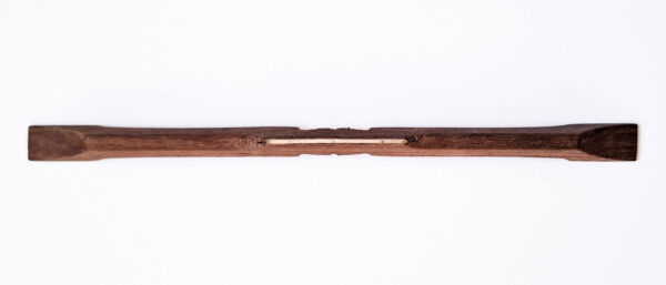 Shinobi koma | wooden mute with bone inlay - Image 2