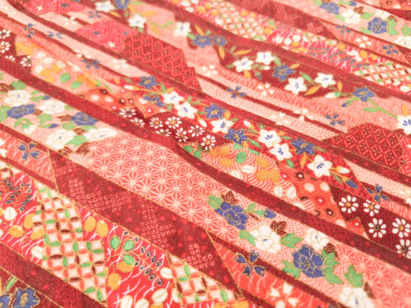Nagabukuro | red with flowers - Image 3