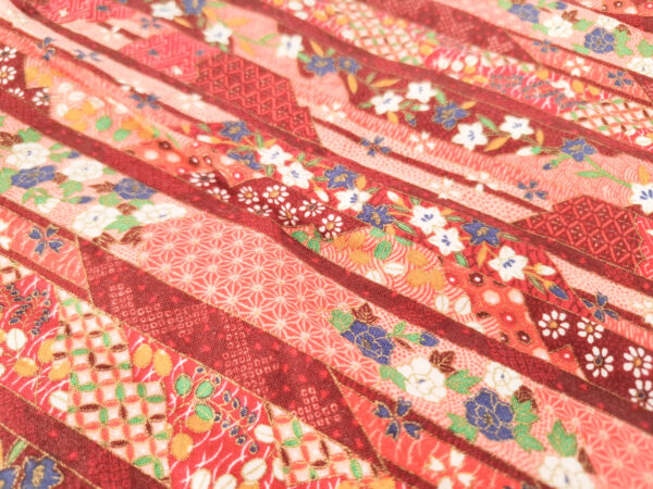 Nagabukuro | red with flowers - Image 2