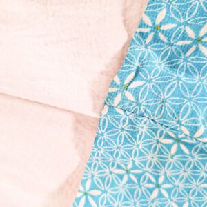 Nagabukuro | blue with graphic pattern | Chuuzao